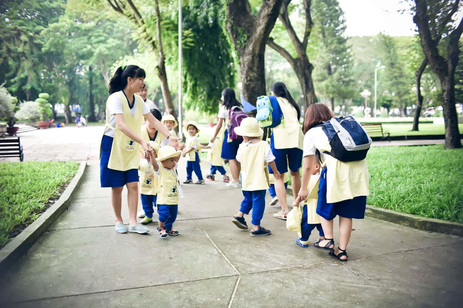 Vui chơi tại công viên Lê Văn Tám