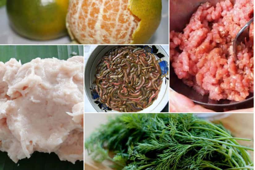 Nguyên liệu làm chả rươi