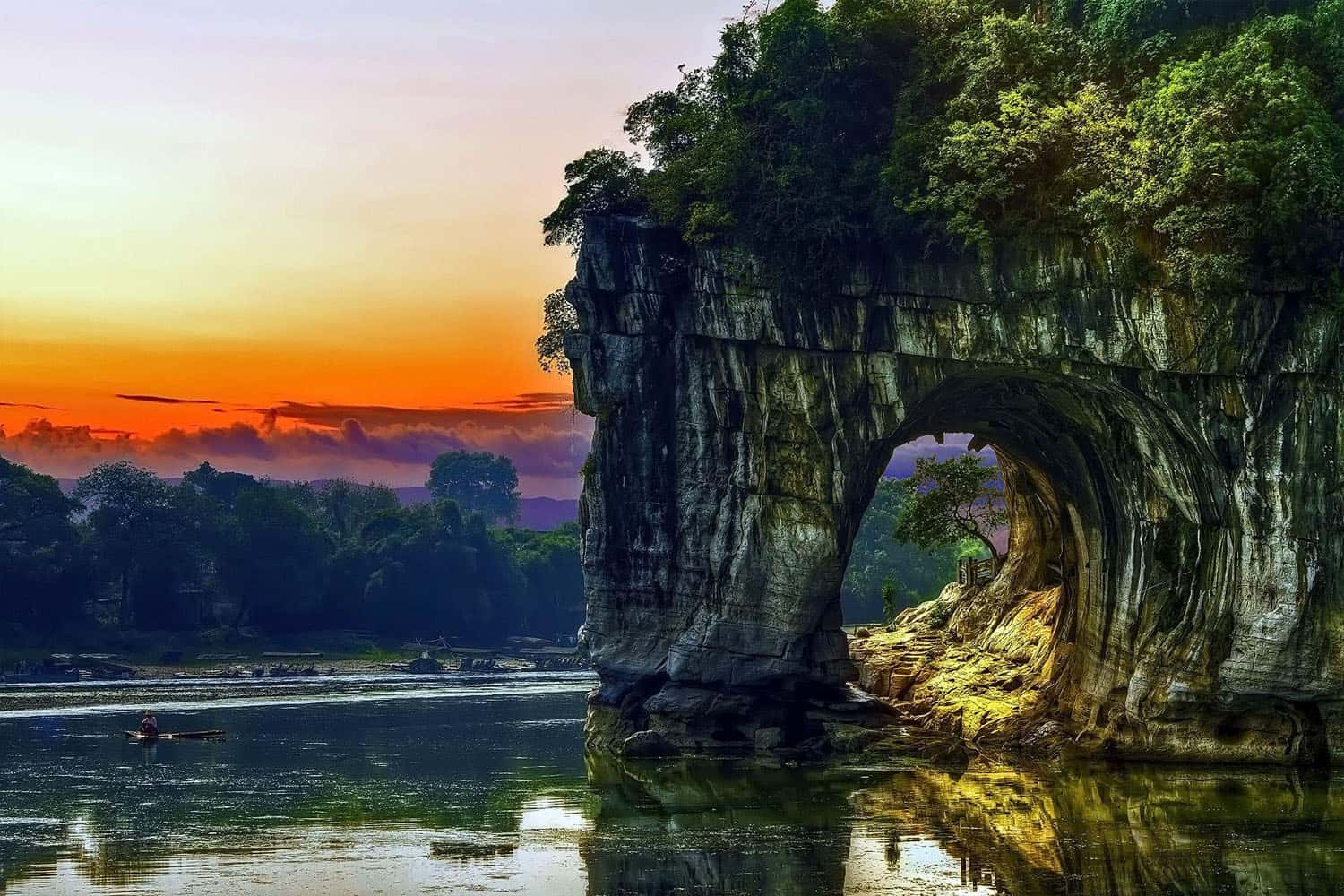 Ngăm Đồi Sao ở Quế Lâm