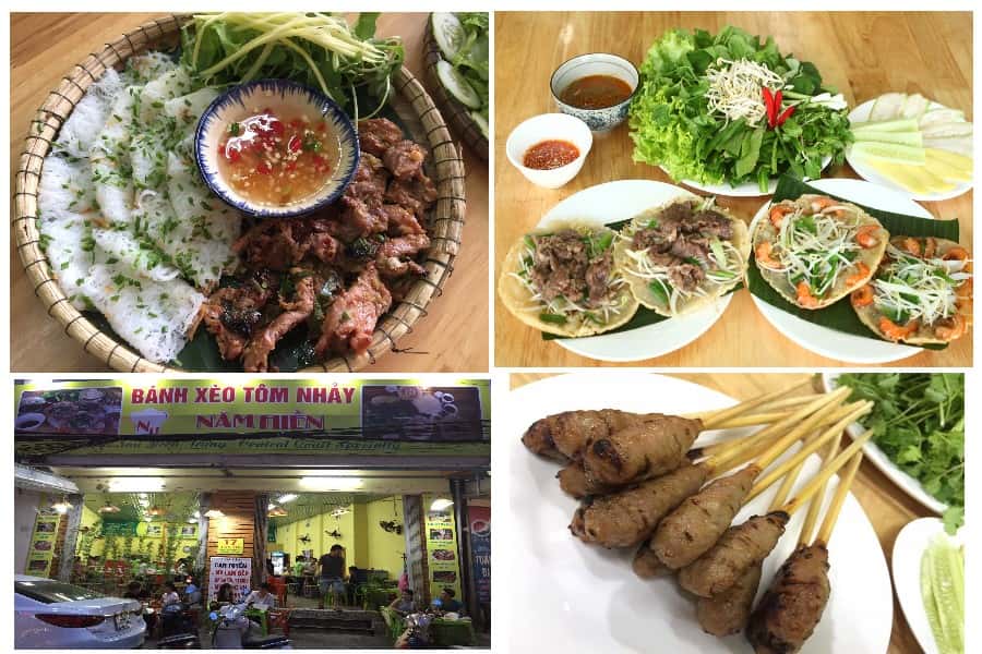 Bánh xèo tôm nhảy Năm Hiền