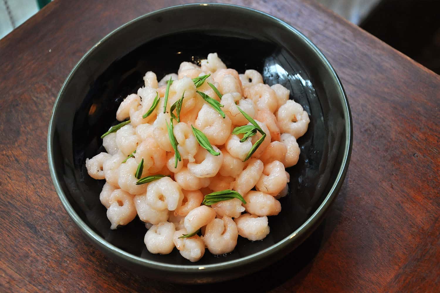 Tôm chiên trà Long Tỉnh