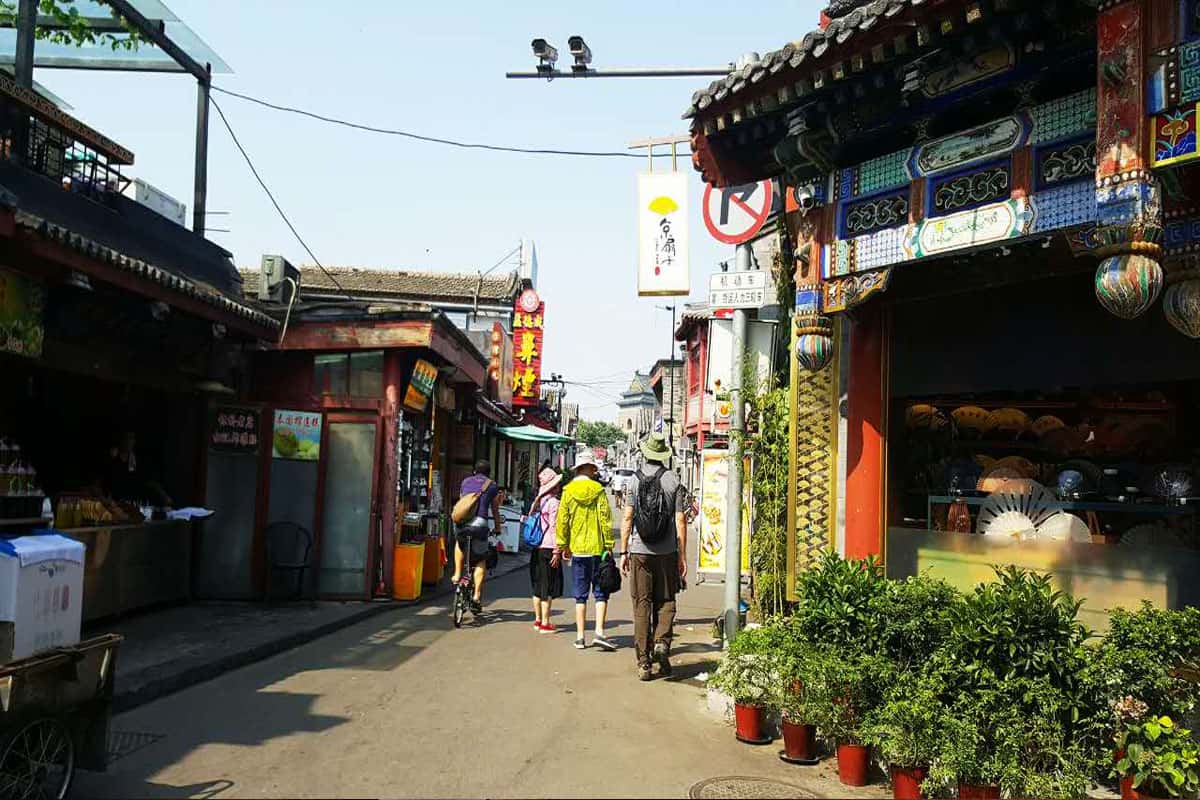 Những con hẻm nhỏ phía sau hồ Houhai