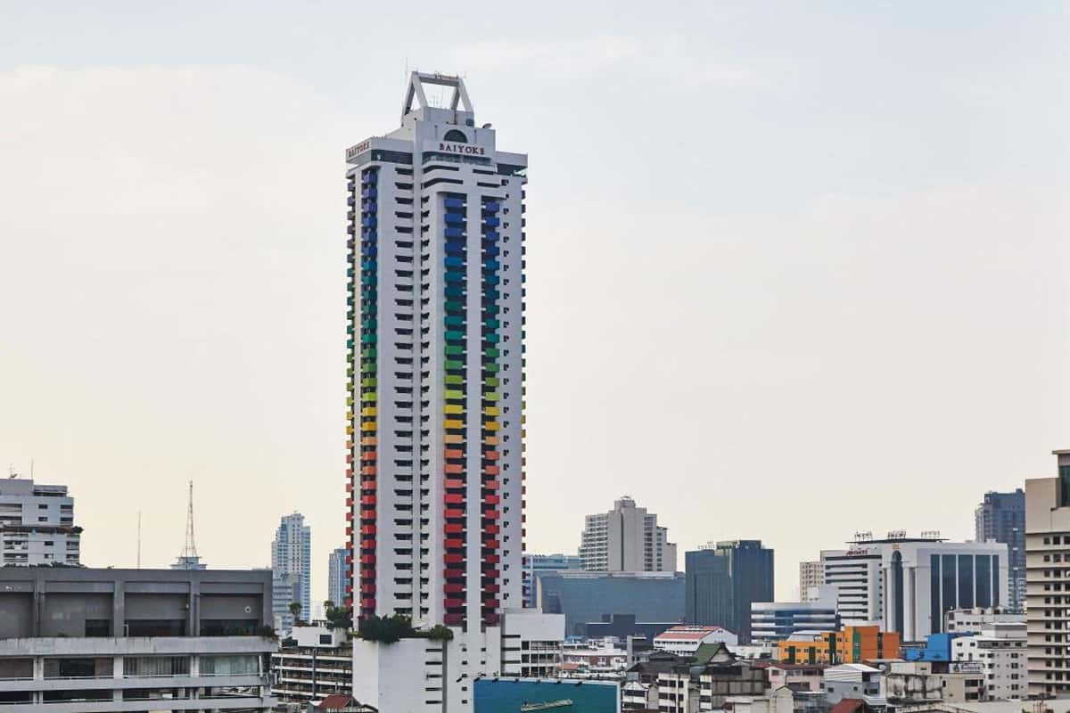 Tháp trời Baiyoke ở Bangkok