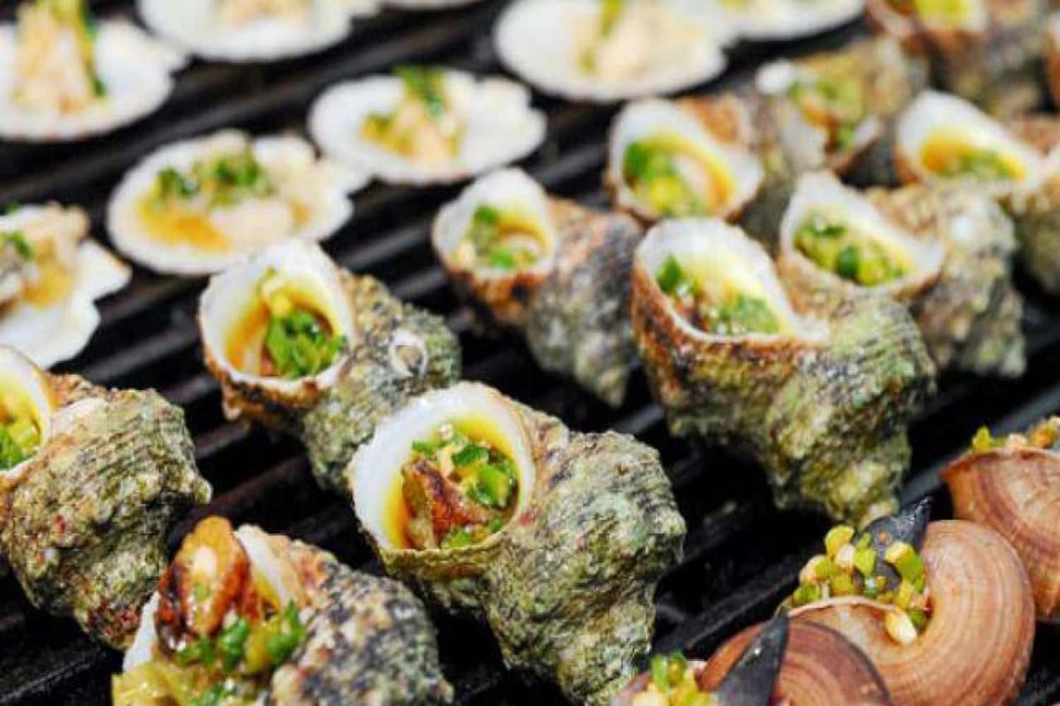 Ốc mắt ngọc nướng