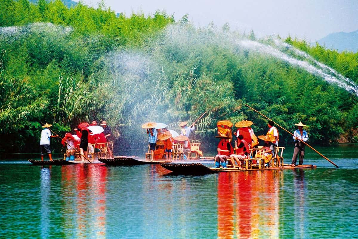 Chèo thuyền tại Hàng Châu Shuangxi