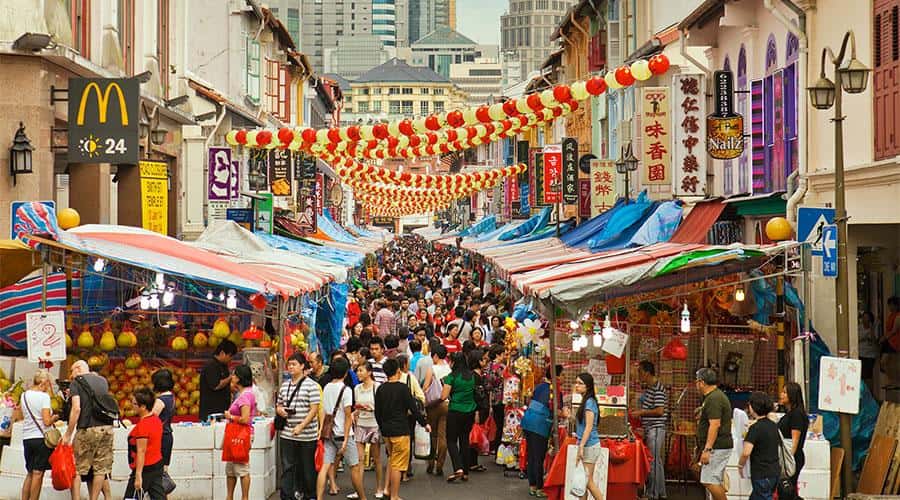 Con phố người Tàu tại Singapore