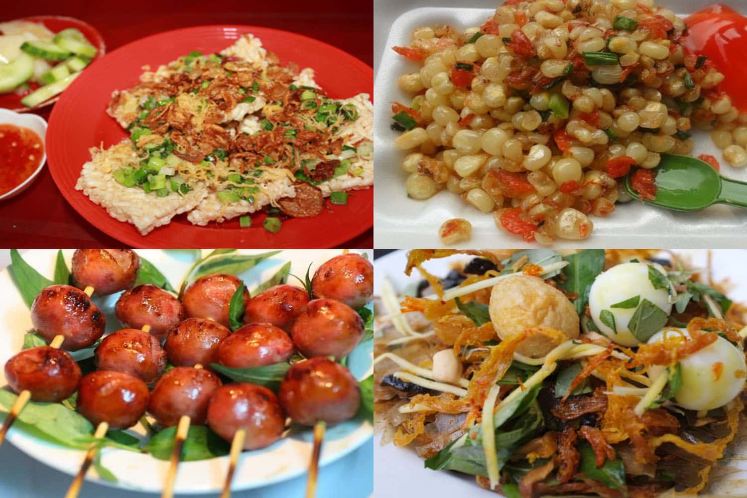 Khu ăn vặt làng Đại Học