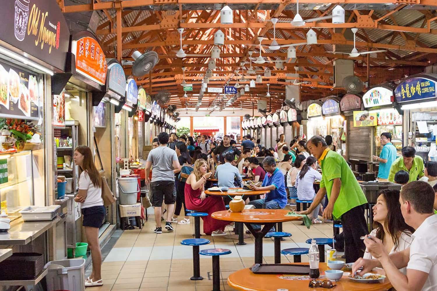 Chinatown's Maxwell Food Centre