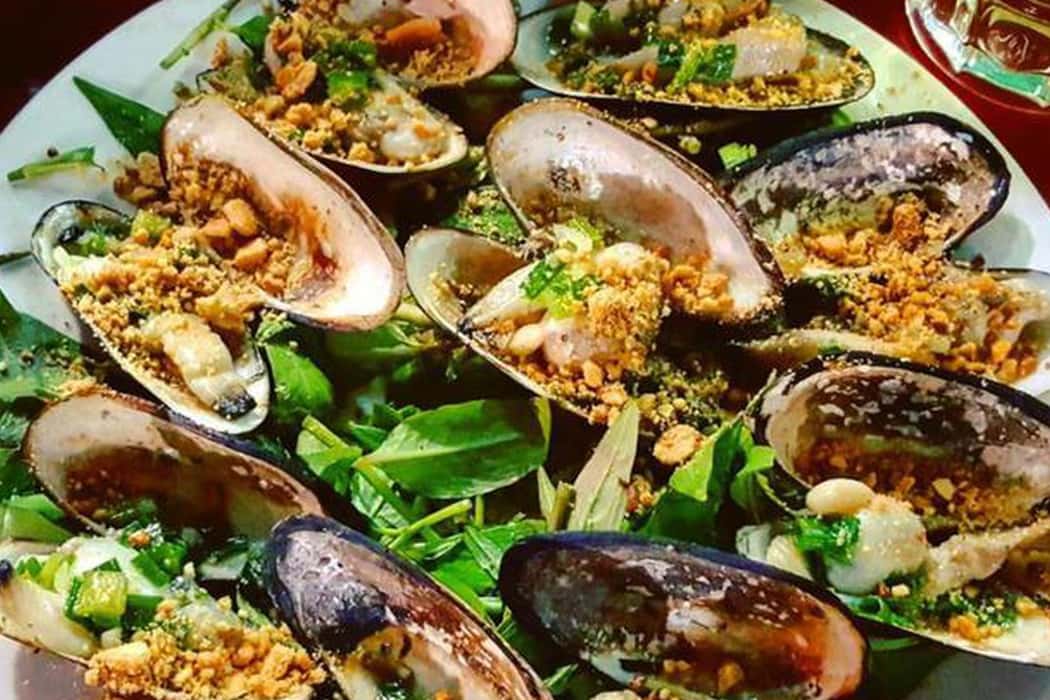 Nướng mỡ hành quán Bà Cô Lốc Cốc