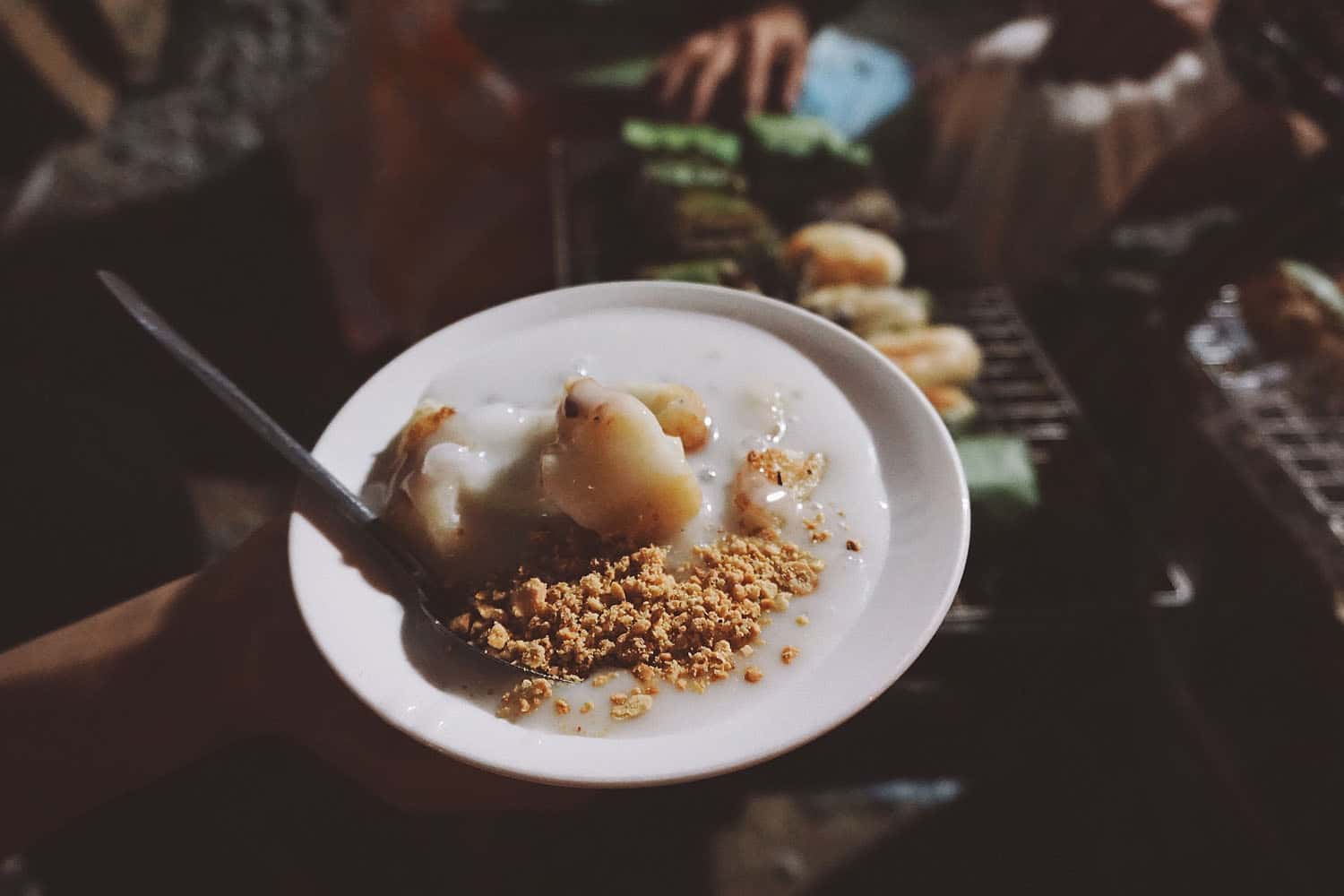 Quán chè chuối nướng