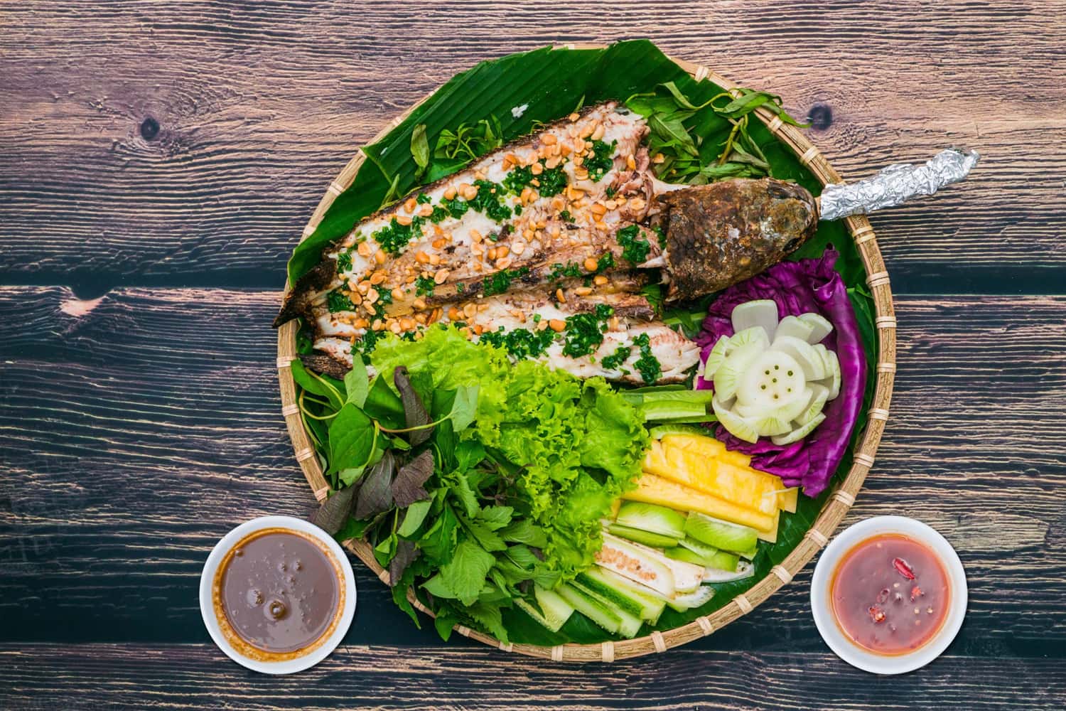 Cá lóc nướng trui