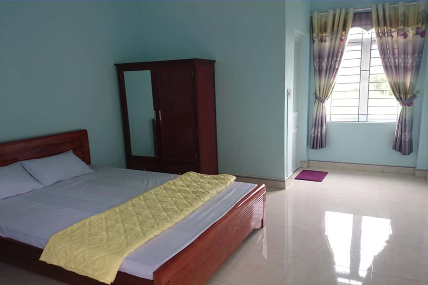 Phòng ngủ Nhà Nghỉ Phong Lan – Bản Lác Mai Châu