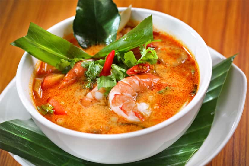 Món canh Tom Yum bắt mắt