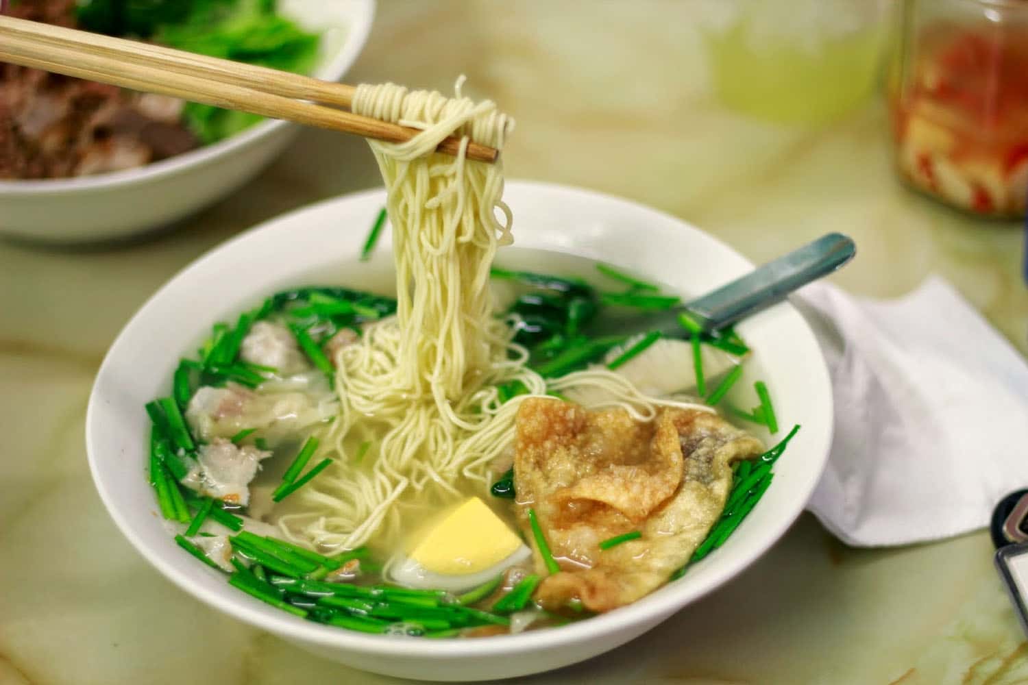      Mỳ vằn thắn Hòa Mã