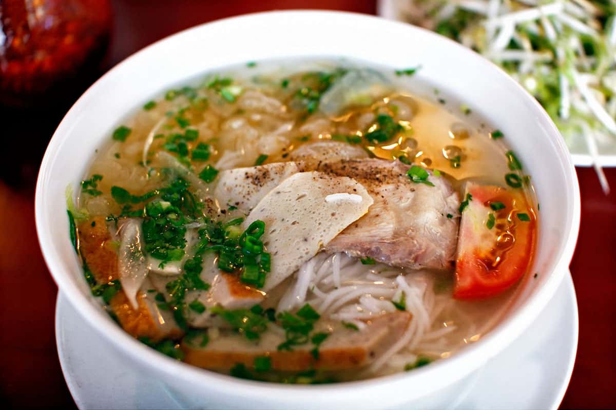 Bún chả cá Bình Ba
