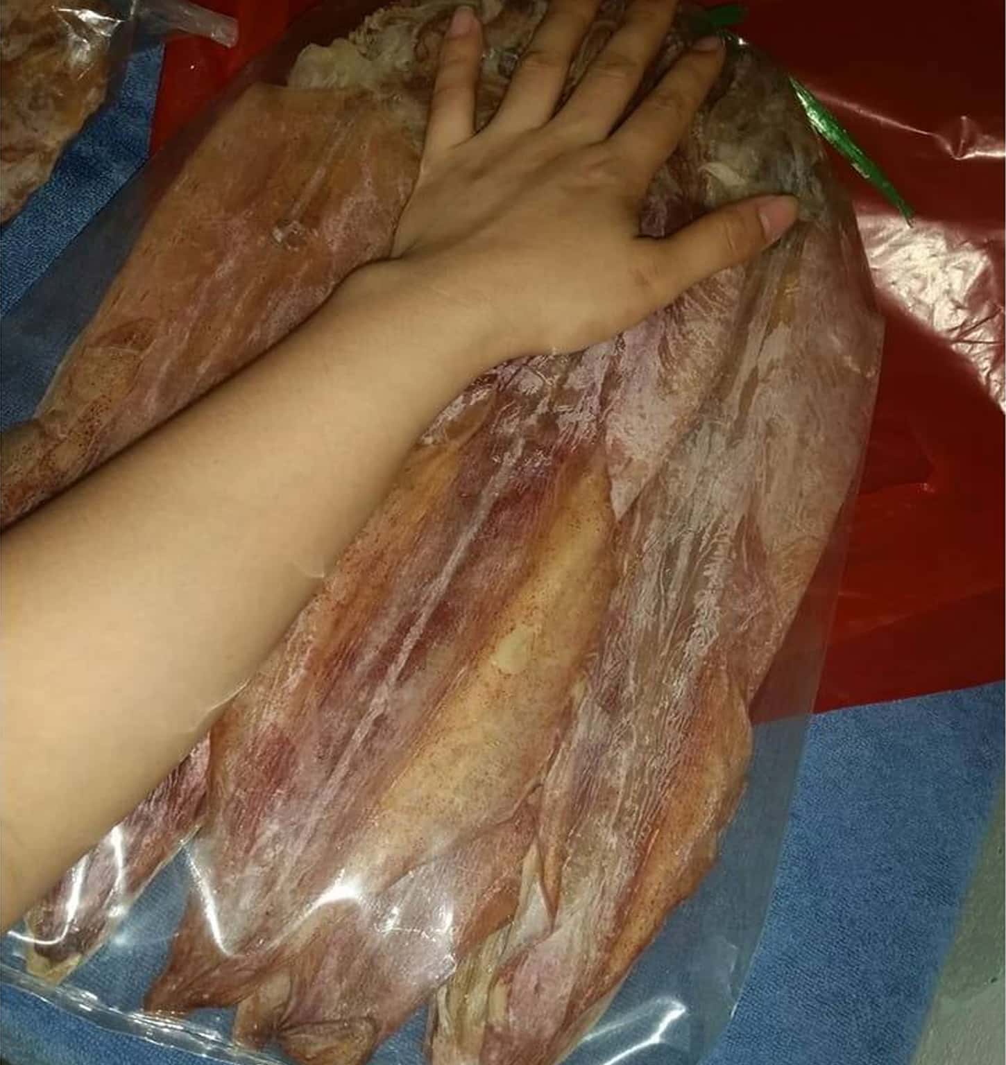 Mực khô Cát Bà lớn