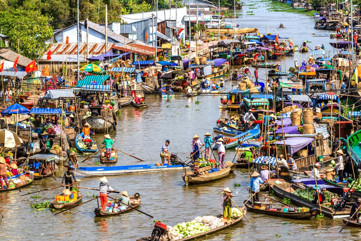 Mạng lưới sông ngòi dày đặc ở Cần Thơ