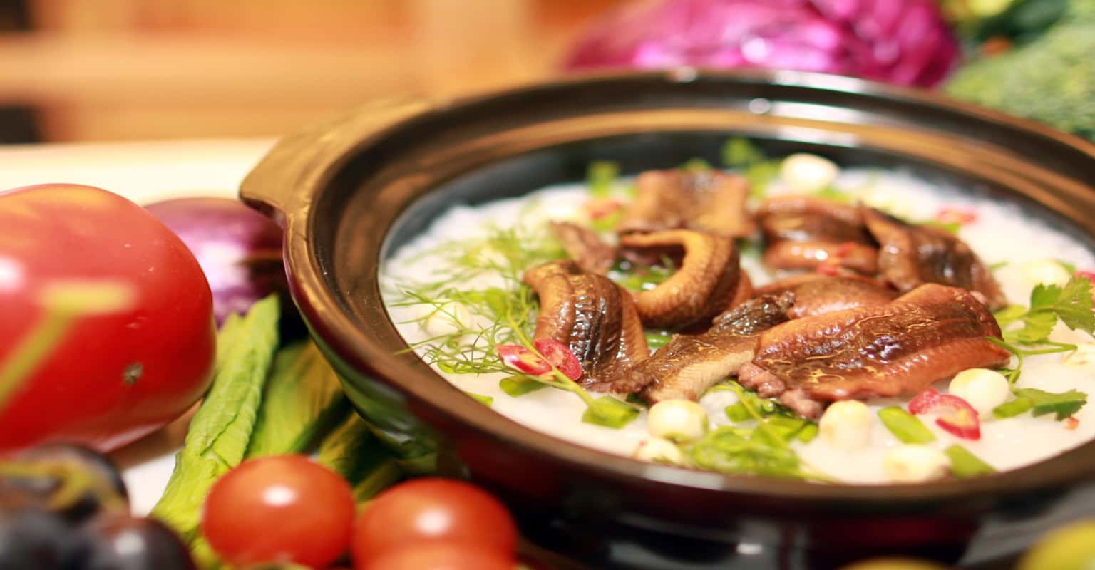 Ngon đậm đà cháo lươn xanh Quảng Nam