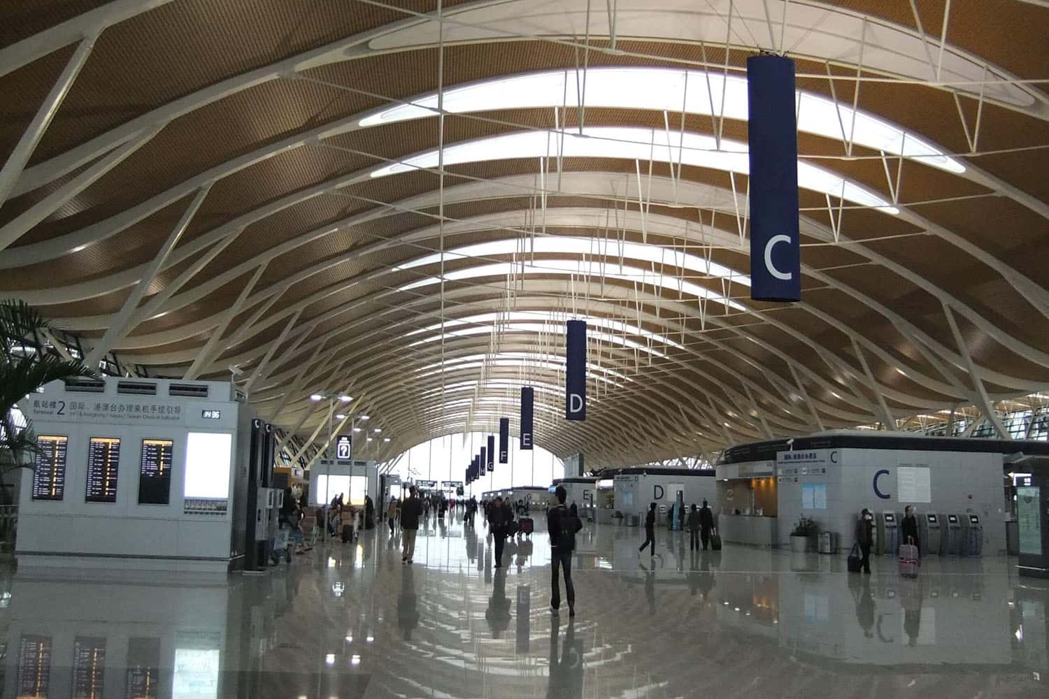 Khu vực sân bay quốc tế Pudong