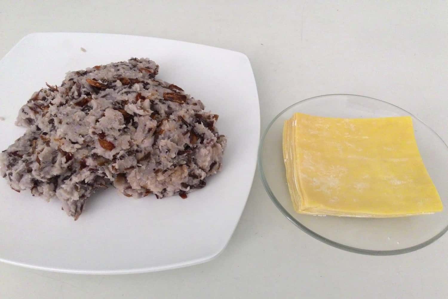Nguyên liệu làm hoành thánh