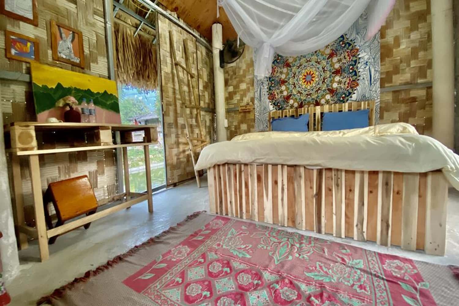 Phòng ngủ Du Già homestay