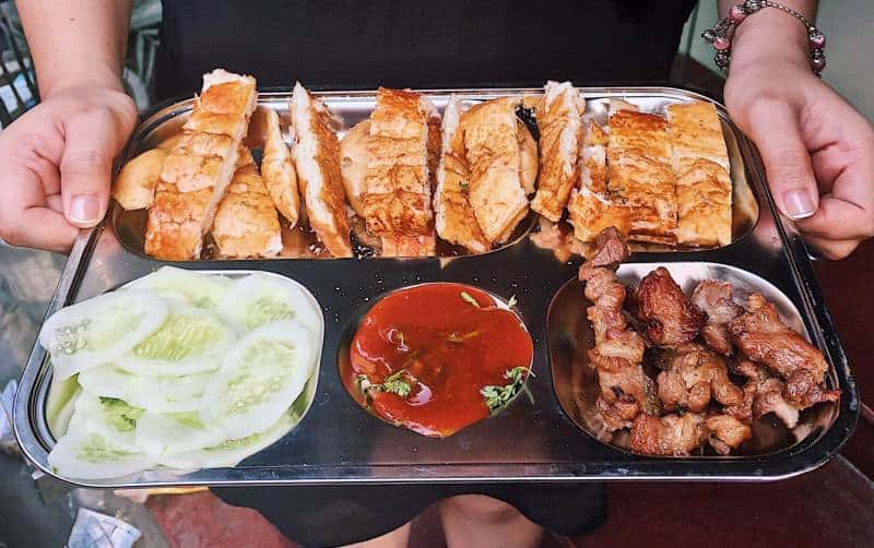 Bánh mì nướng Lạng Sơn 