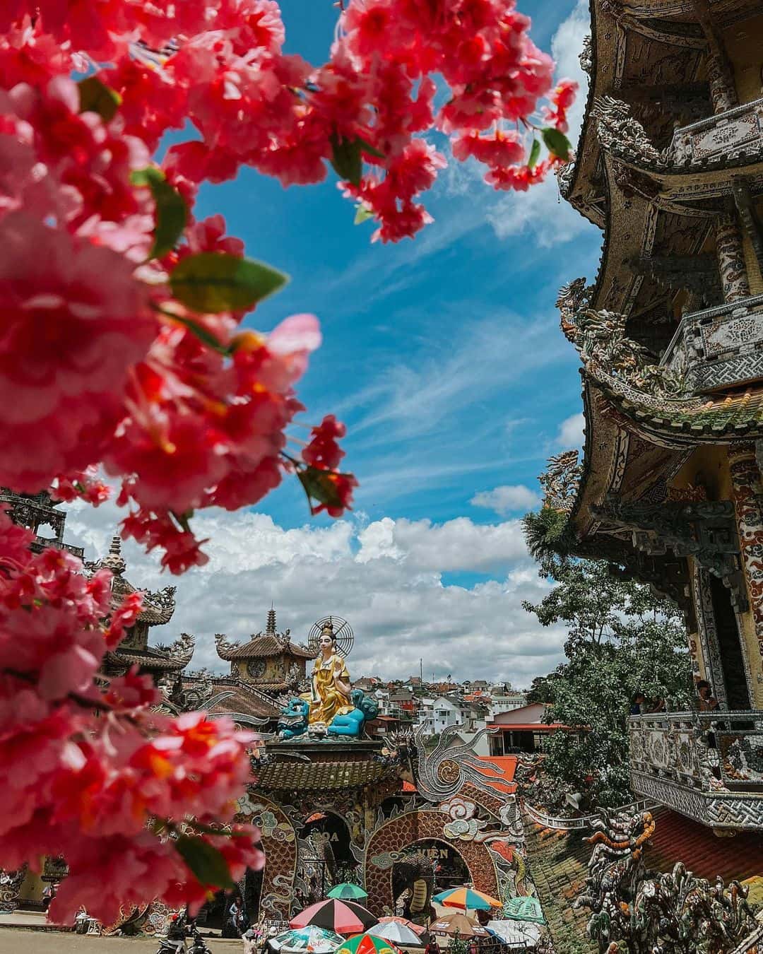 justfly chua linh phuoc chua ve chai da lat