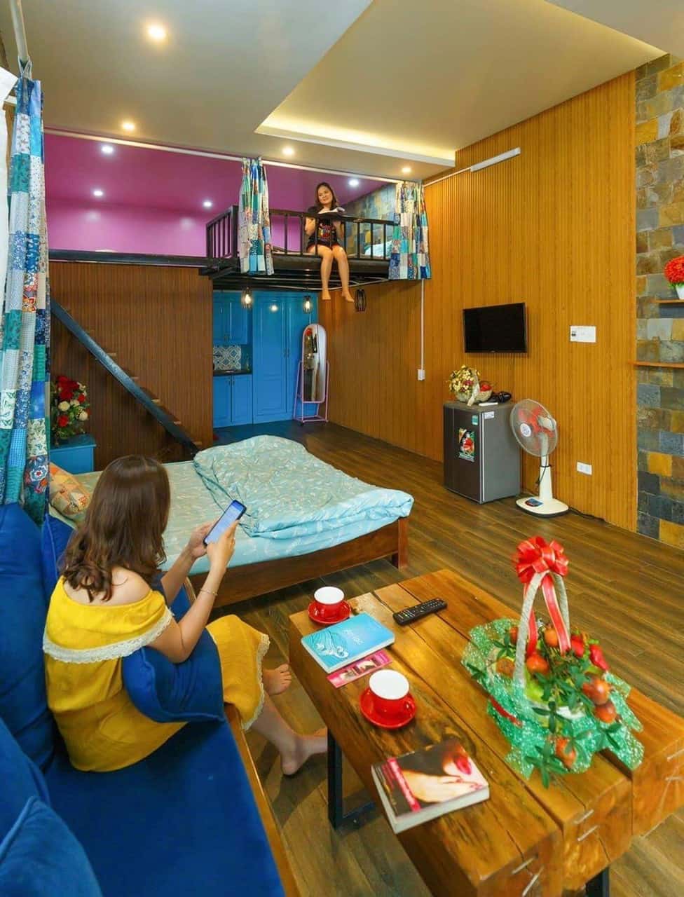 justfly nha nhom rose villa tam dao