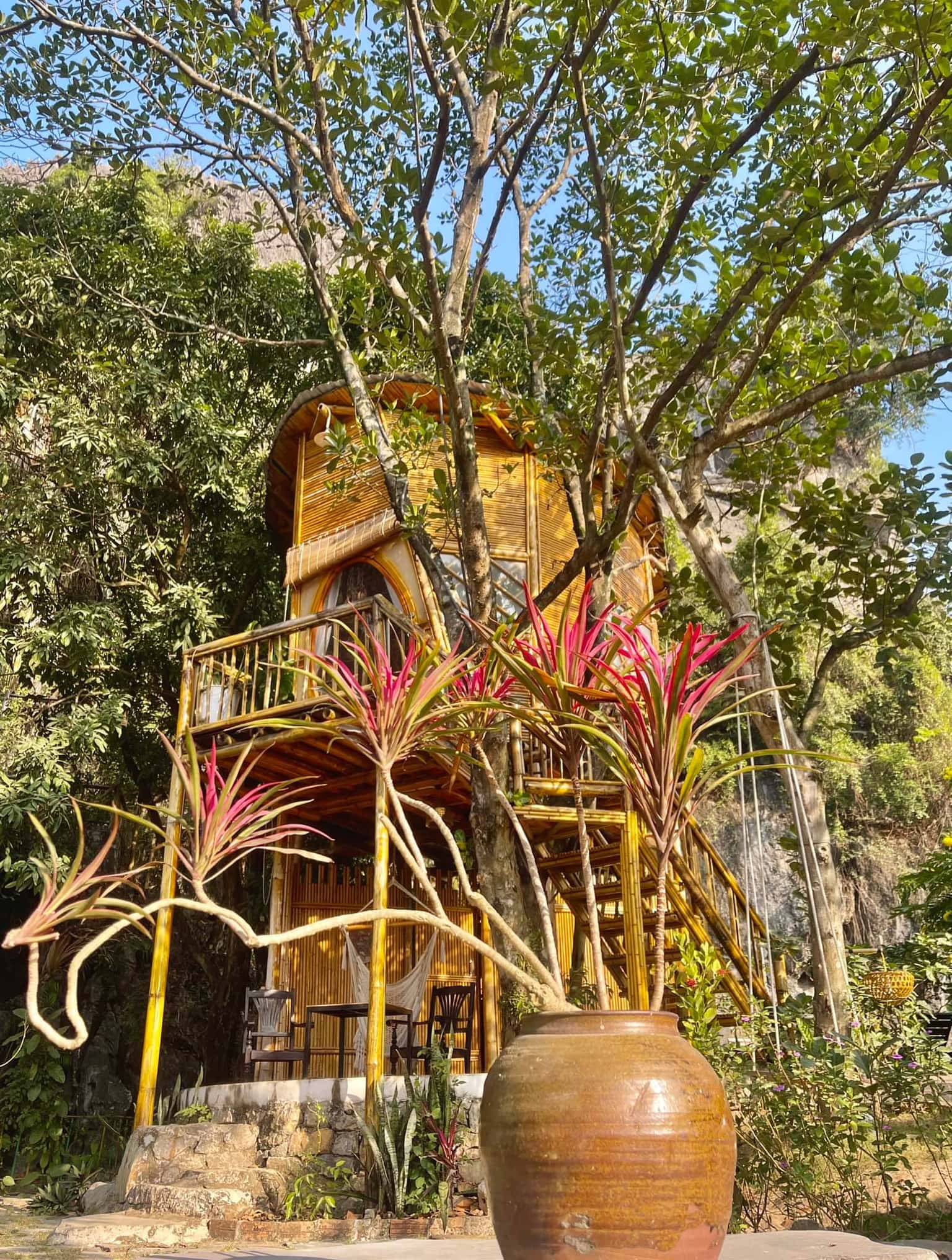 justfly trang an lamia bungalow bamboo treehouse ninh binh 