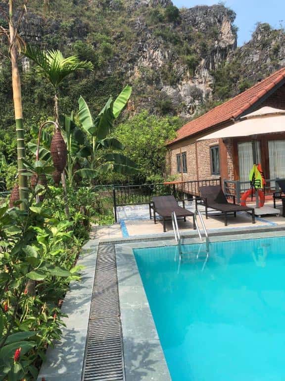 jusfly deluxe bungalow chez loan hotel ninh binh