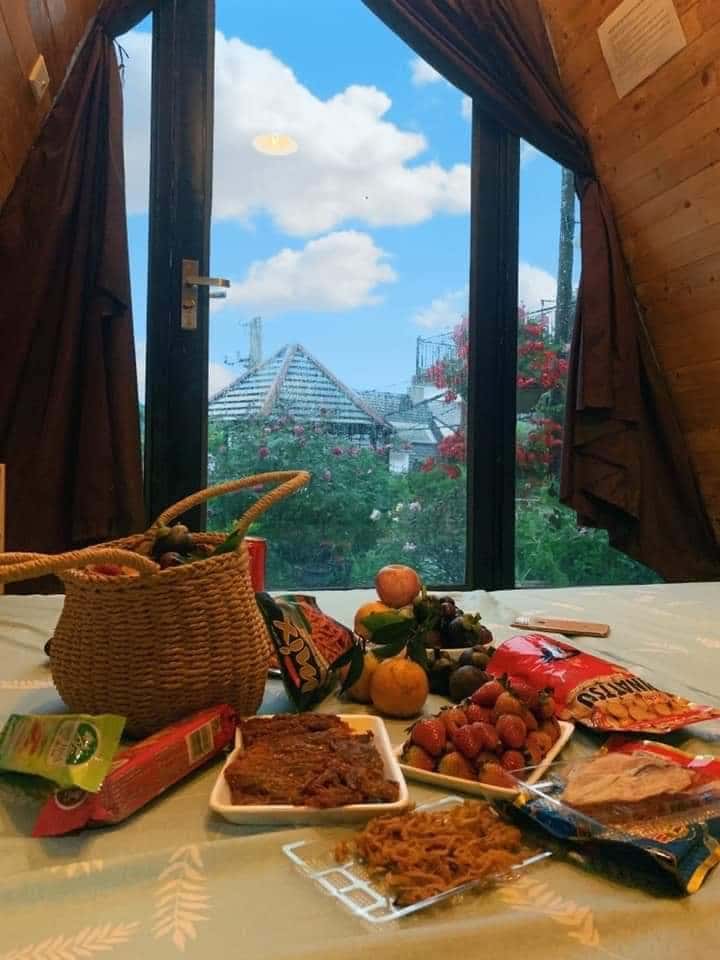 justfly square bungalow bach xanh house tam dao 