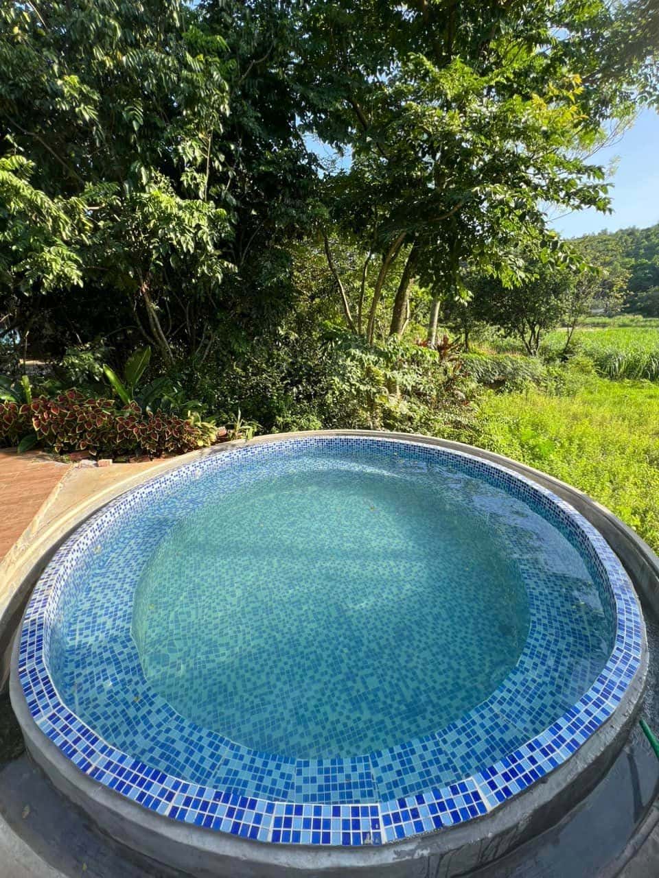 Bể bơi riêng 25m2 
