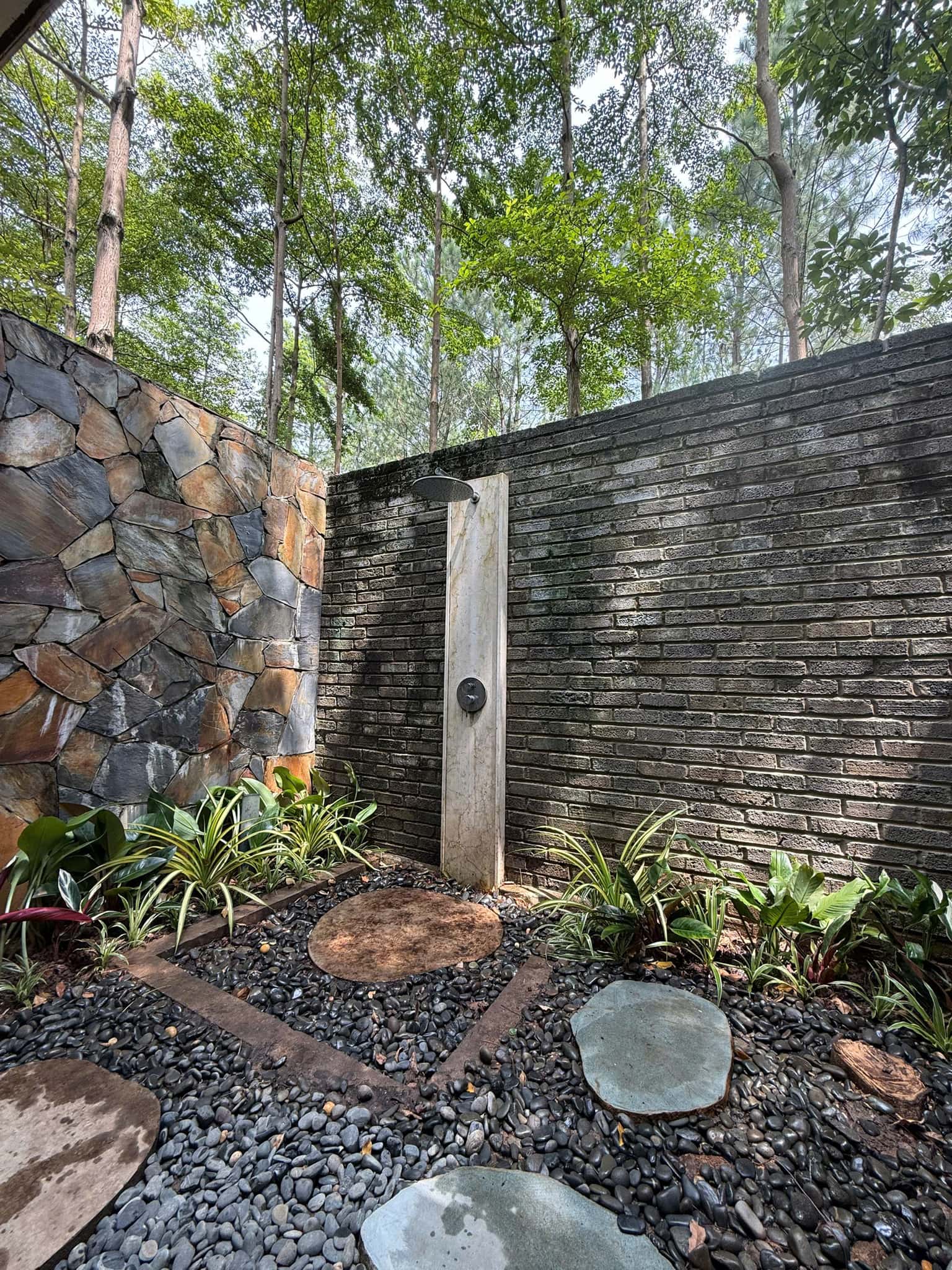 Outdoor shower
