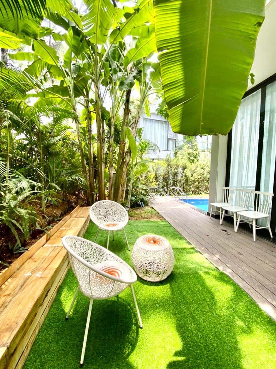 Outdoor tea table