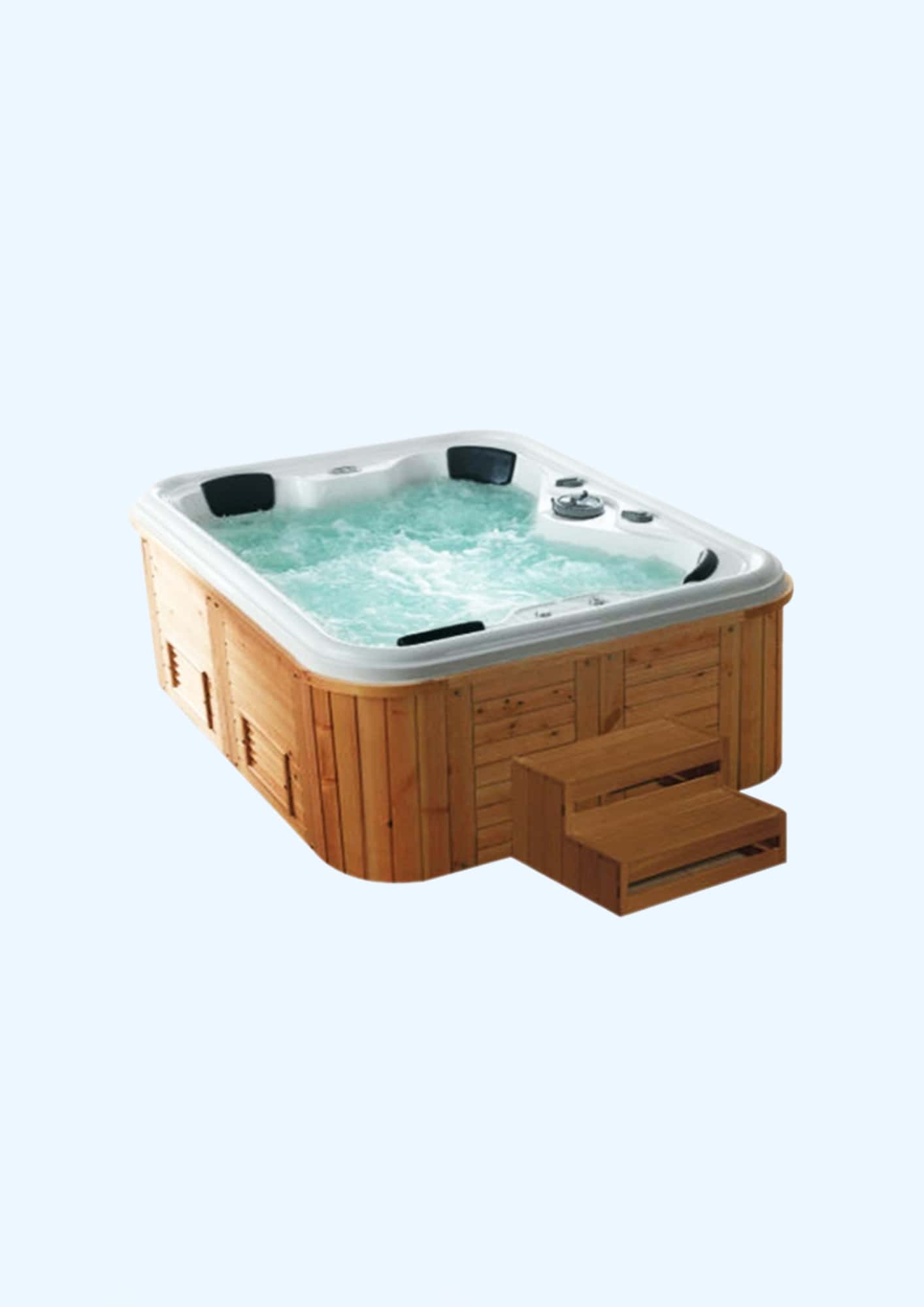 Ngâm thuốc thảo dược bồn gỗ