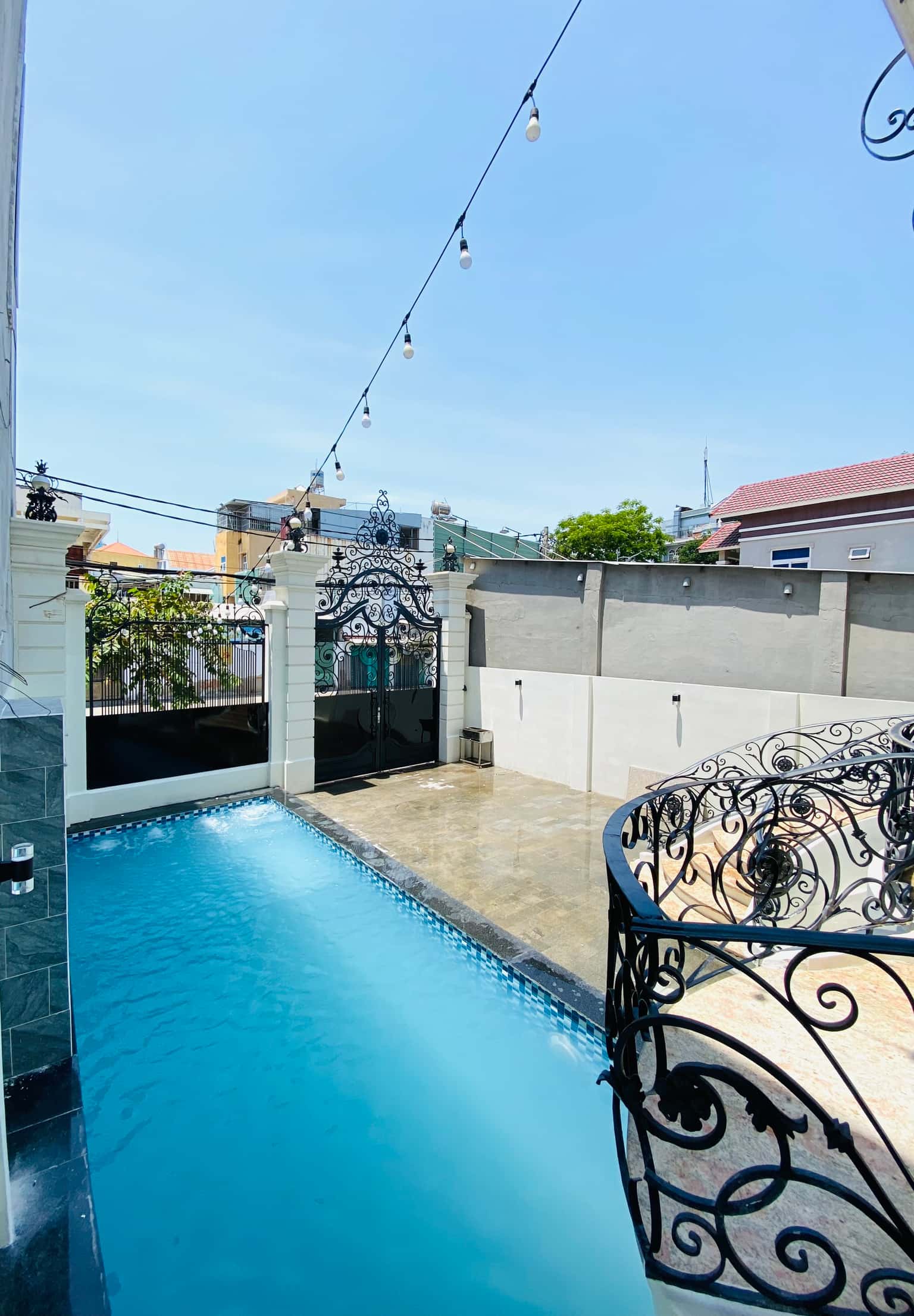Khu vực BBQ ngoài trời