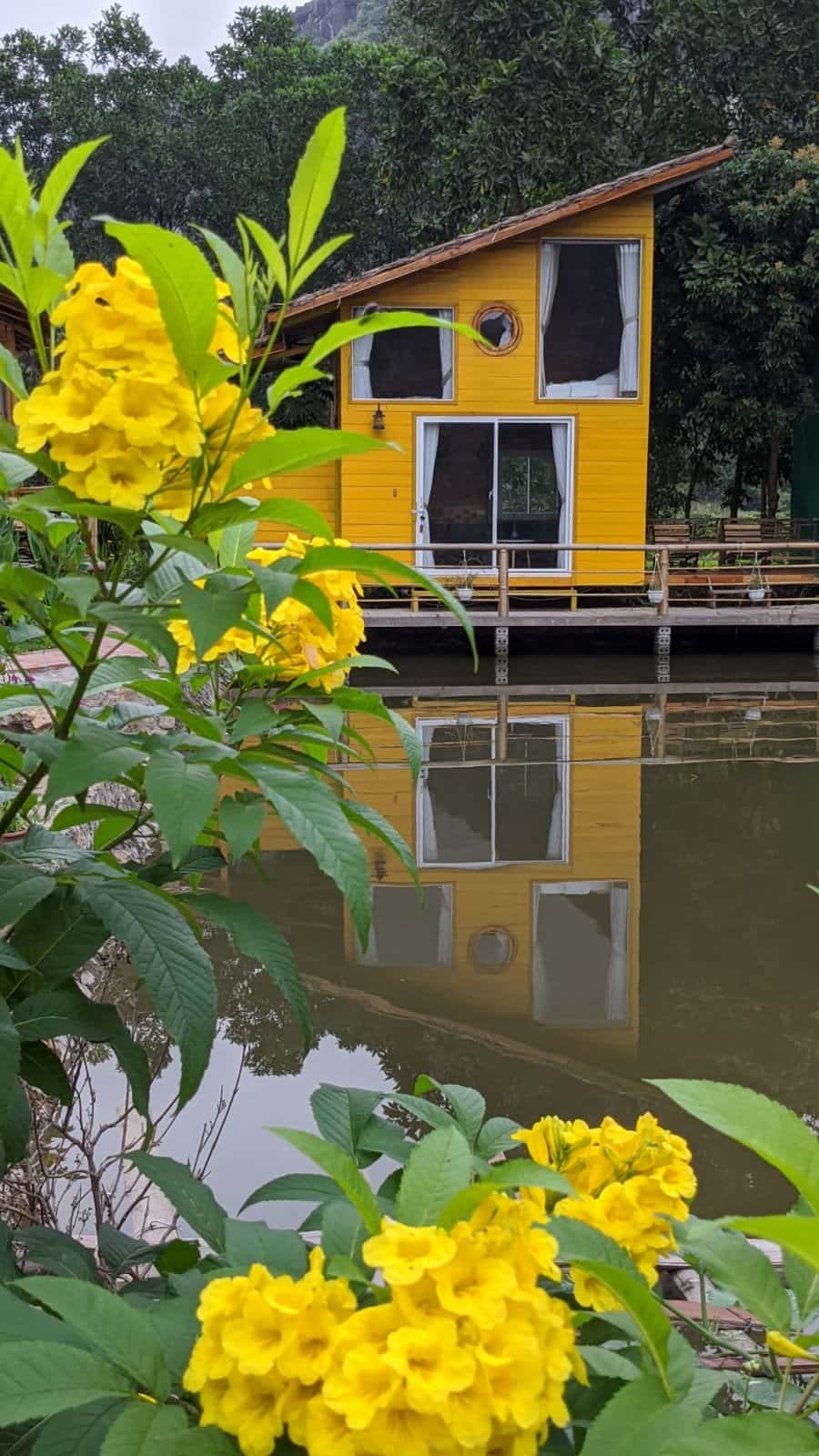 justfly trang an lamia bungalow wooden bungalow family ninh binh