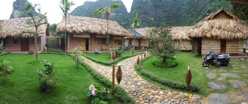 phong 4 nguoi view nui quoc khanh bamboo homestay ninh binh
