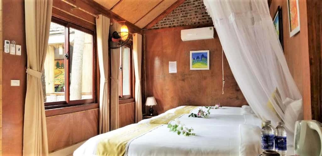 justfly phong triple view green peace bungalow ninh binh