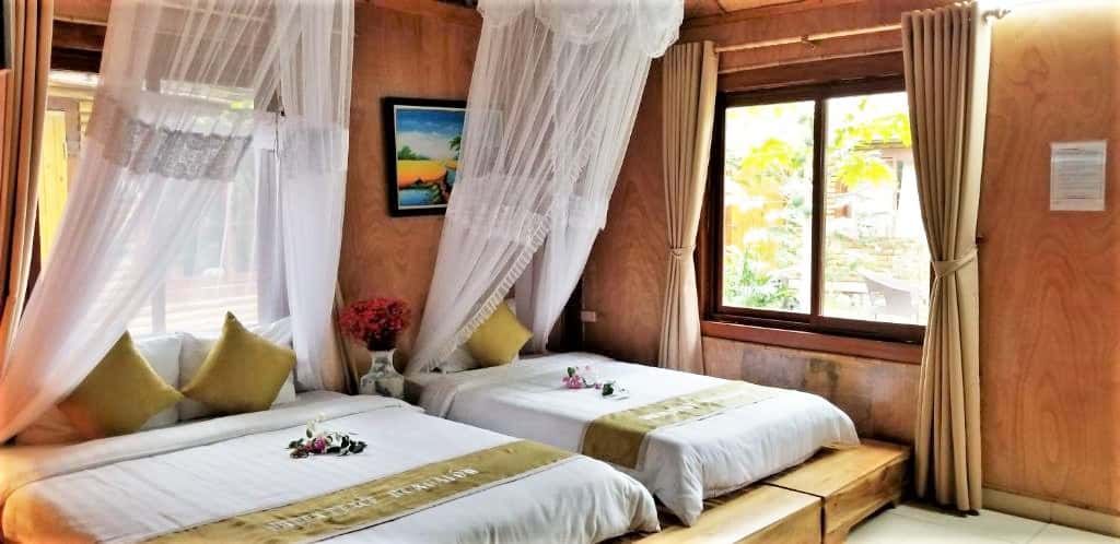 justfly phong twin green peace bungalow ninh binh