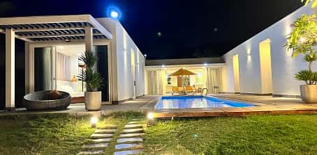 Spacious garden