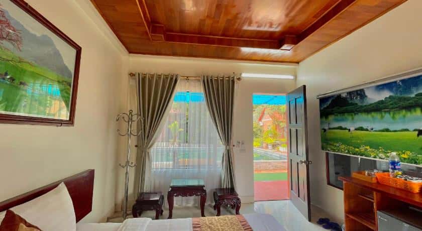 justfly bungalow view vuon anh duong homestay