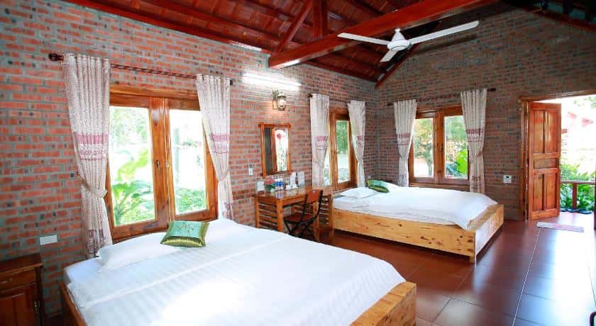 phong gia dinh view vuon ninh binh mountain view homestay