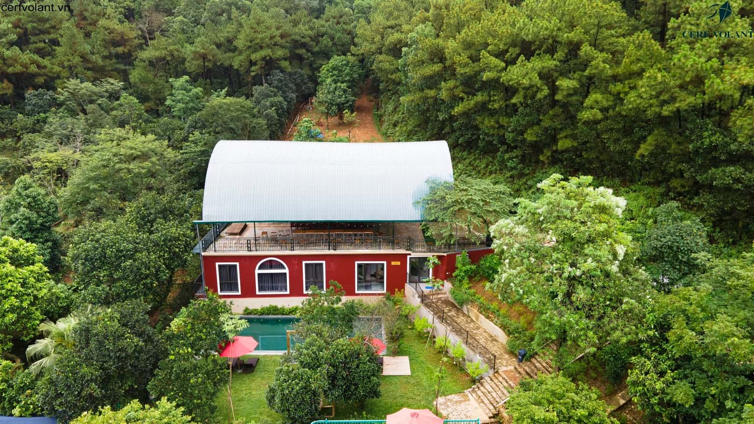 justfly cerf volant red house soc son