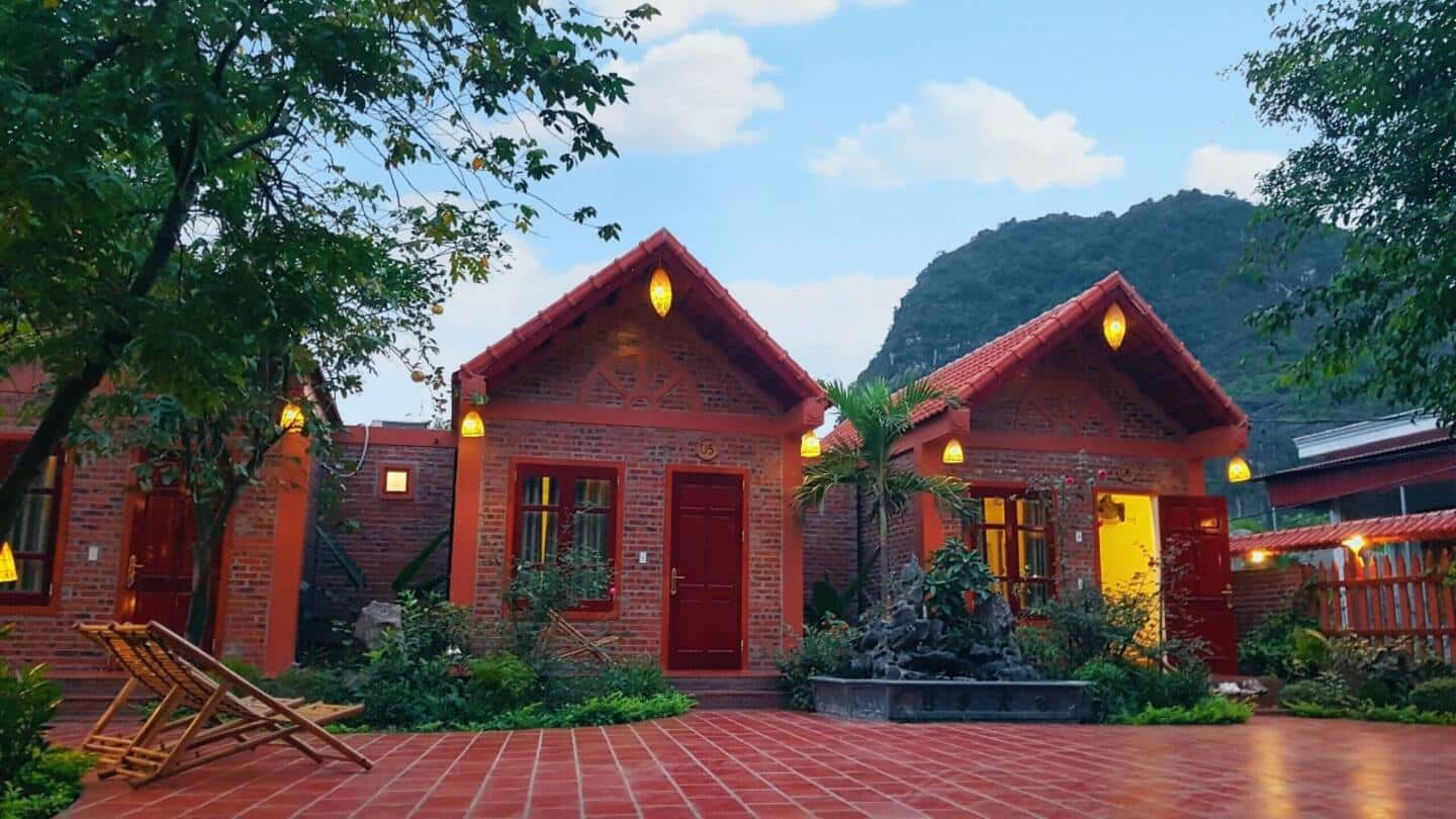 justfly trang an village homestay bungalow ninh binh