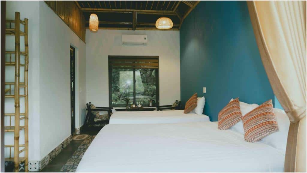 justfly triple mountain view room trang an ecolodge ninh binh 