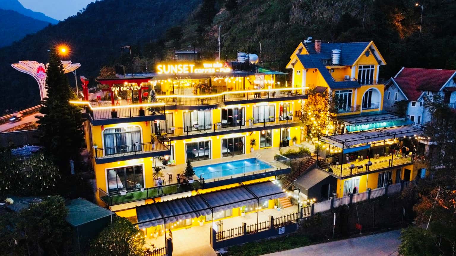justfly toan canh sunset villa tam dao