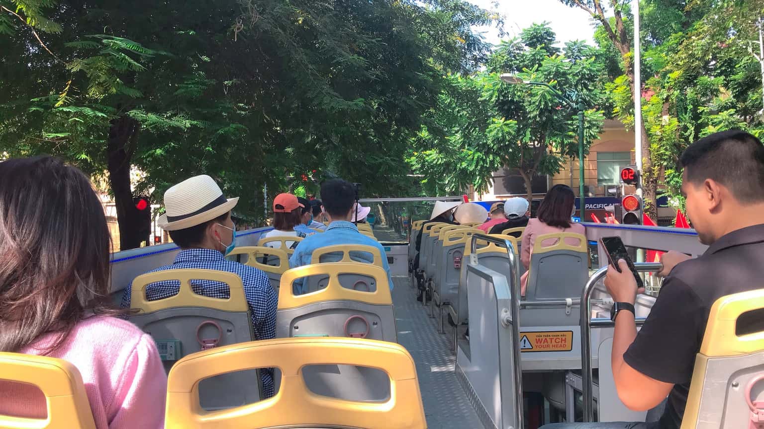 hop on hop off bus tour hanoi