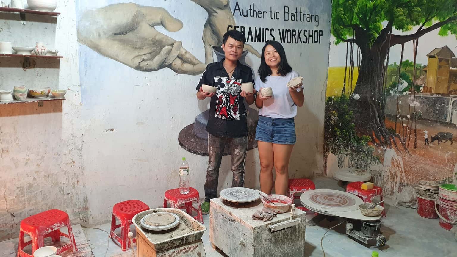 bat trang pottery class in old quarter hanoi