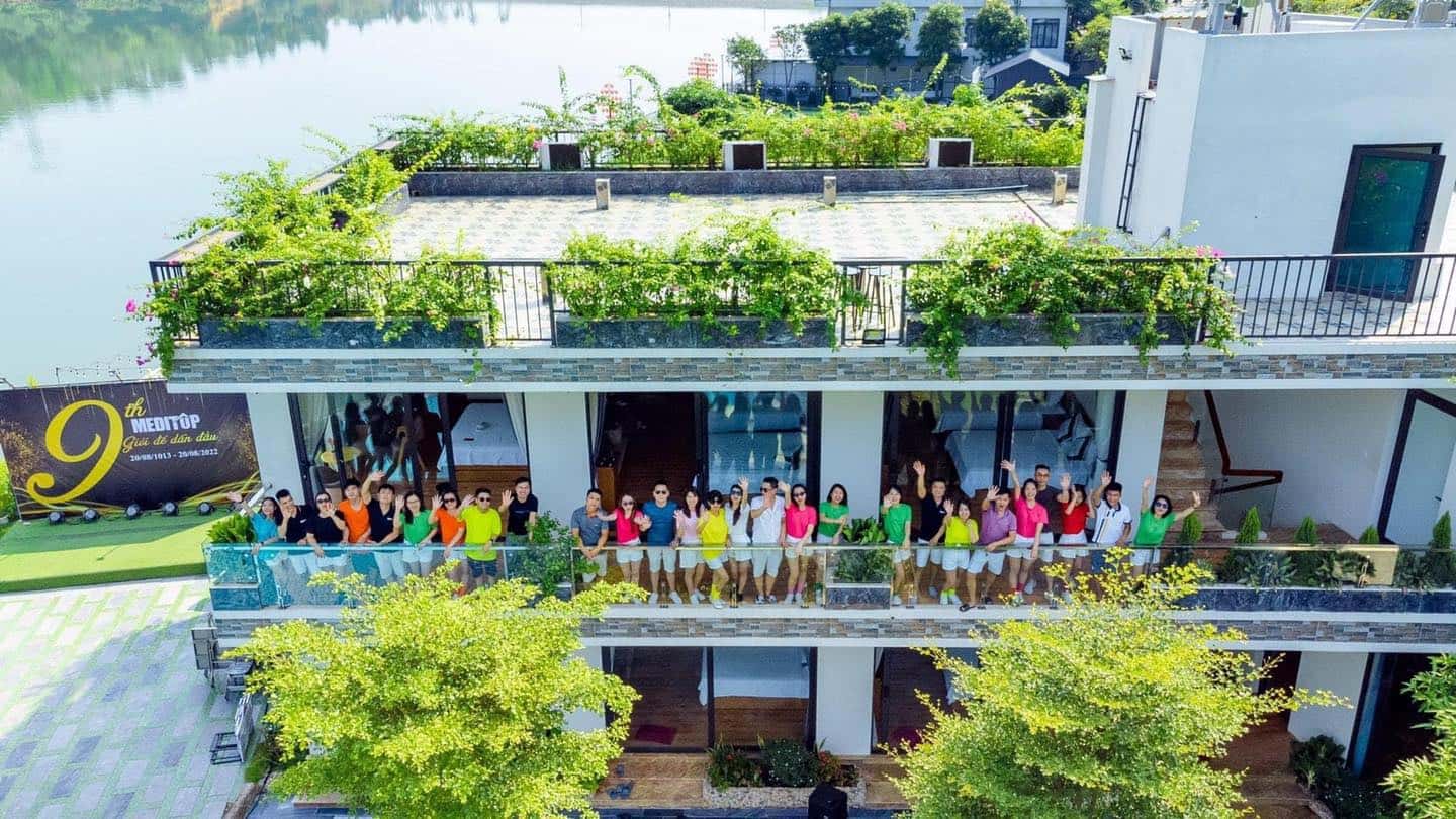 位于Sóc Sơn Đồng Đò湖的Cosy House Villa K1 — 照片 12